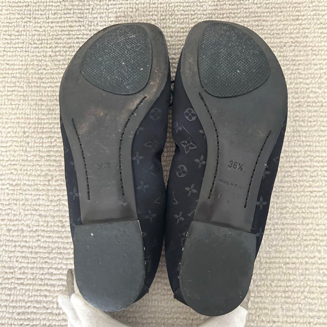 ルイヴィトン フラットシューズ モノグラム 23.5cm 36.5