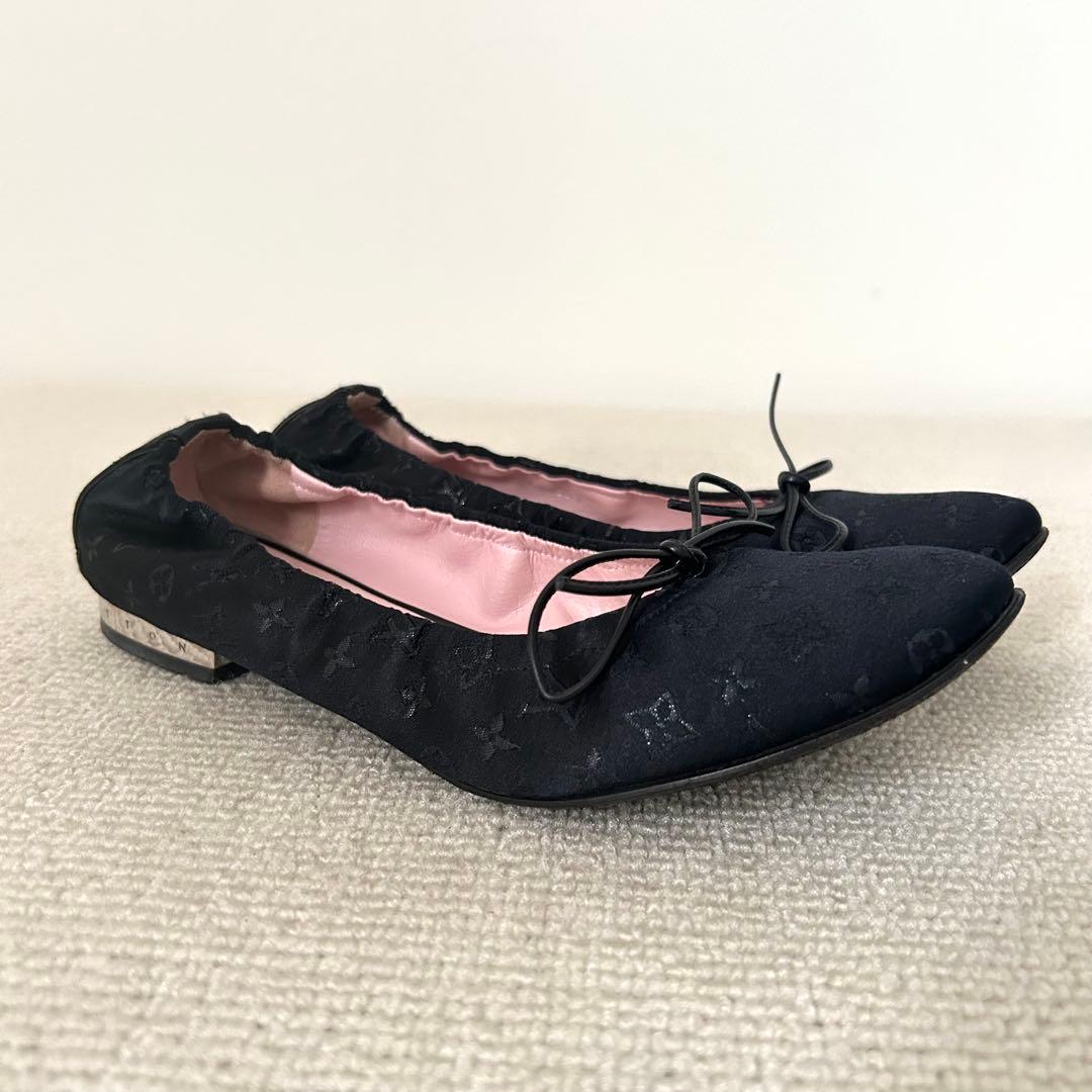 ルイヴィトン フラットシューズ モノグラム 23.5cm 36.5