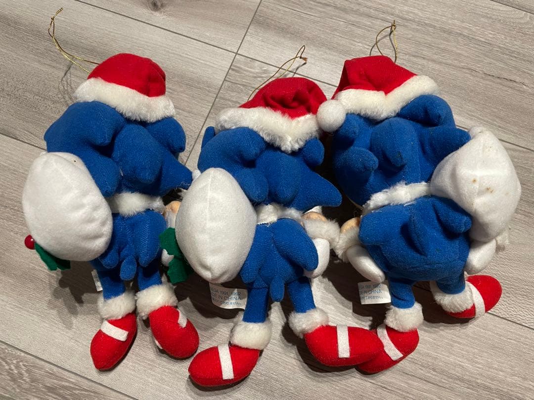 非売品】セガ ソニック・ザ・ヘッジホッグ サンタ3体セット