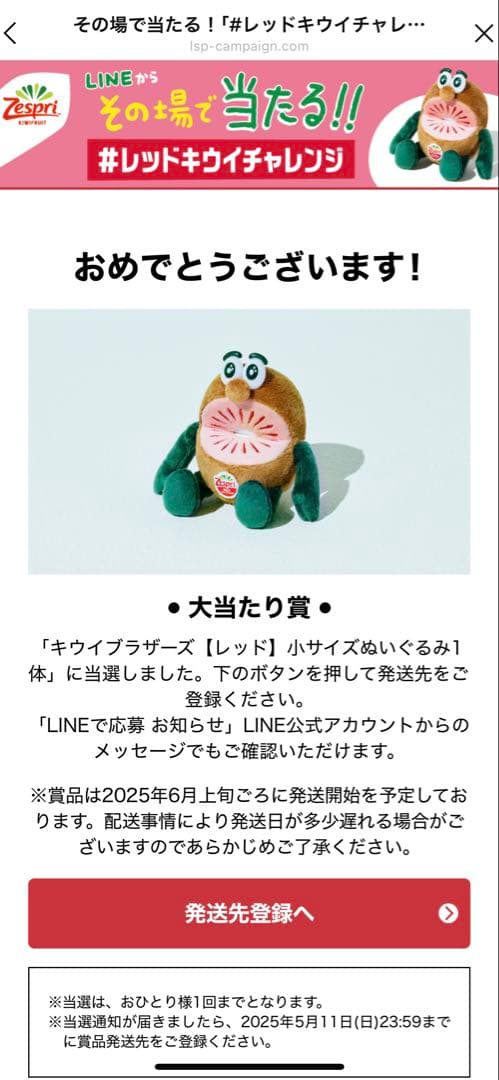 ゼスプリ レッド キウイブラザーズ ぬいぐるみ - メルカリ