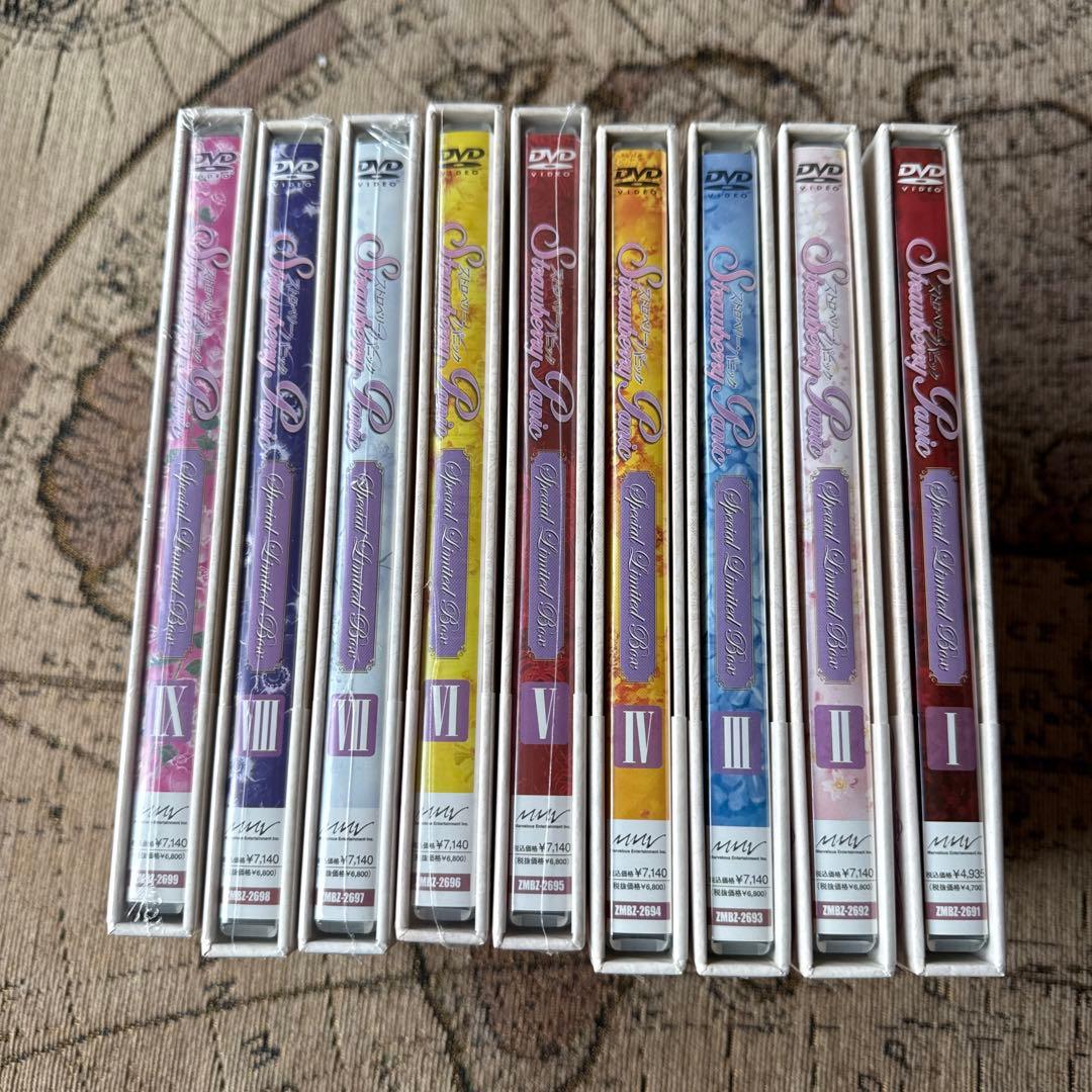 未開封 Strawberry Panic 全9巻 初回限定版 特別版DVDセット