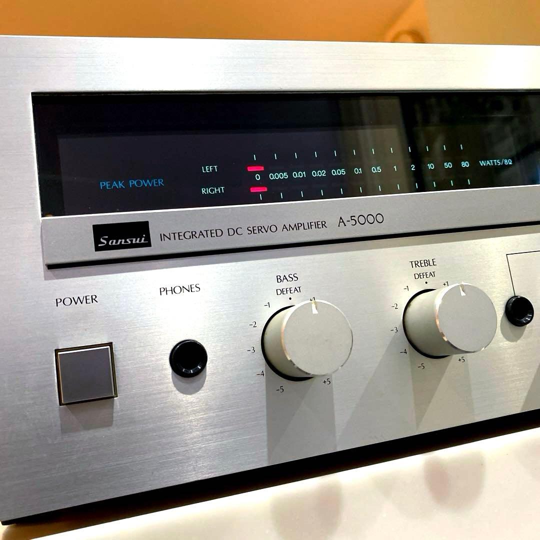 P*L様 Sansui プリメインアンプ A-5000 サンスイ 動作品 - メルカリ
