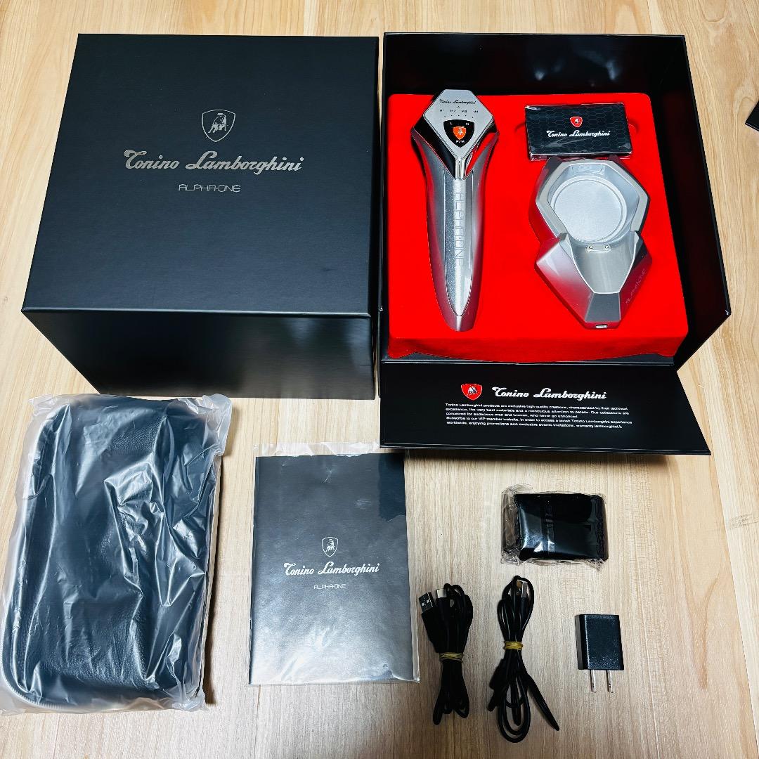 ほぼ未使用　ランボルギーニ美顔器 ALPHA ONE アルファワン　シルバー トニーノ ランボルギーニ アルファワン ランボルギーニ 美顔器 : sun
