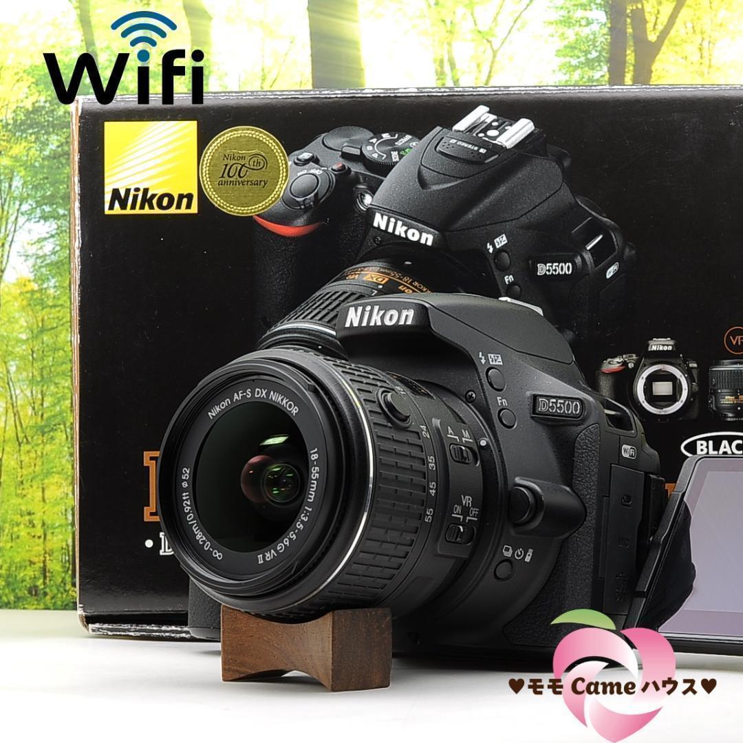 ショット数7259枚！スマホ転送機能付☆ニコン D5500☆液晶タッチ操作 ショット数7259枚！スマホ転送機能付☆ニコン D5500☆液晶タッチ操作