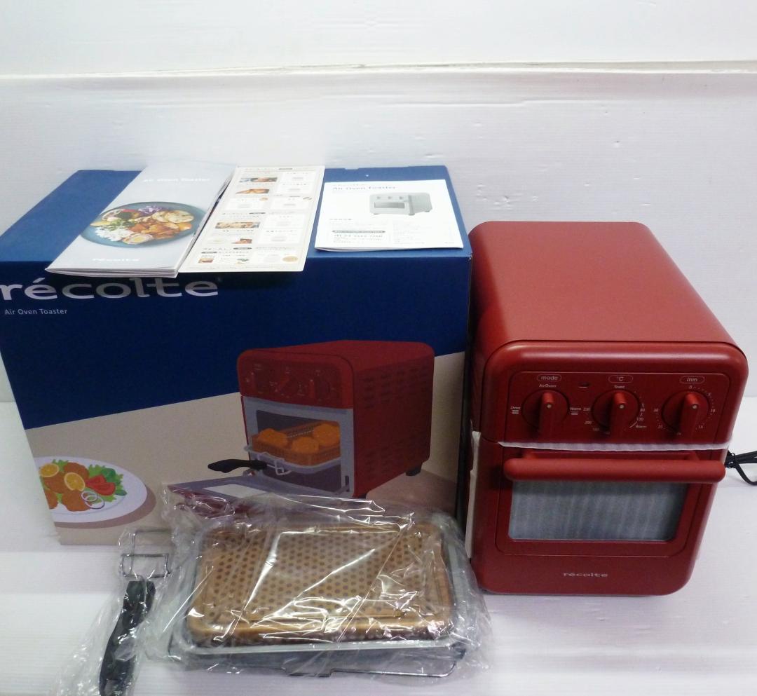 recolte レコルト エアーオーブントースター RFT-1 レッド recolte(レコルト) エアーオーブントースター レッド RFT-1(R