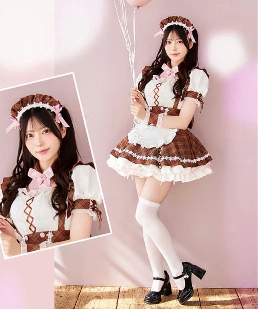 Malymoon あっとほぉーむカフェコラボ ピンクショコラティエメイド