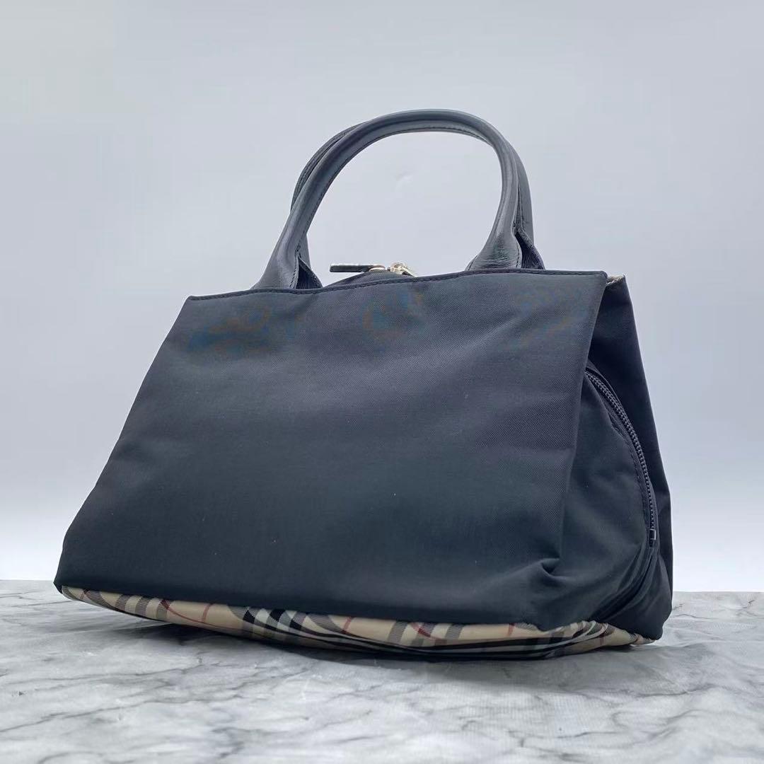 未使用 バーバリーブルーレーベル ハンドバッグ ノバチェック - メルカリ