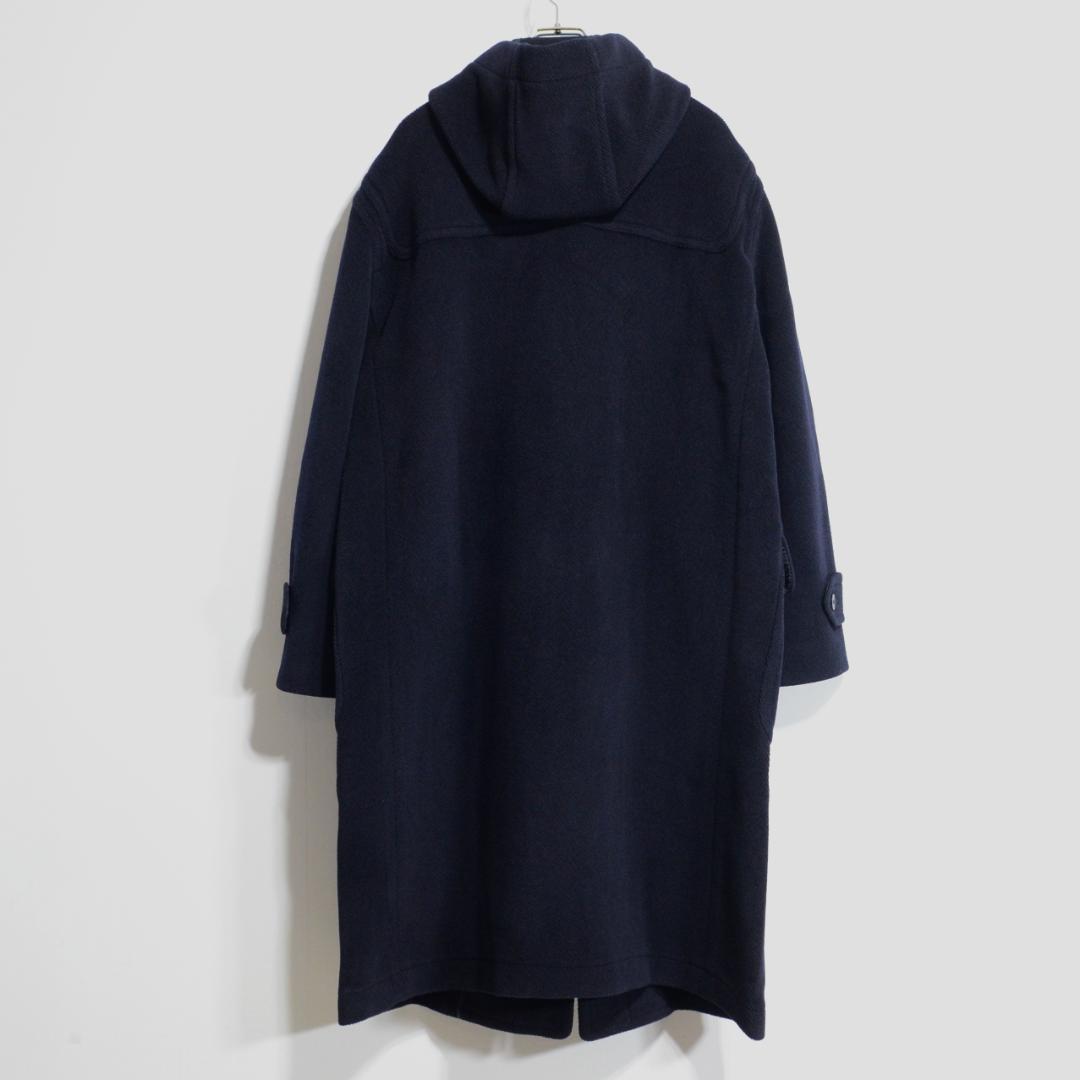 超貴重極上品 ムーアブルック製 カットパイル ダッフルコート ネイビー