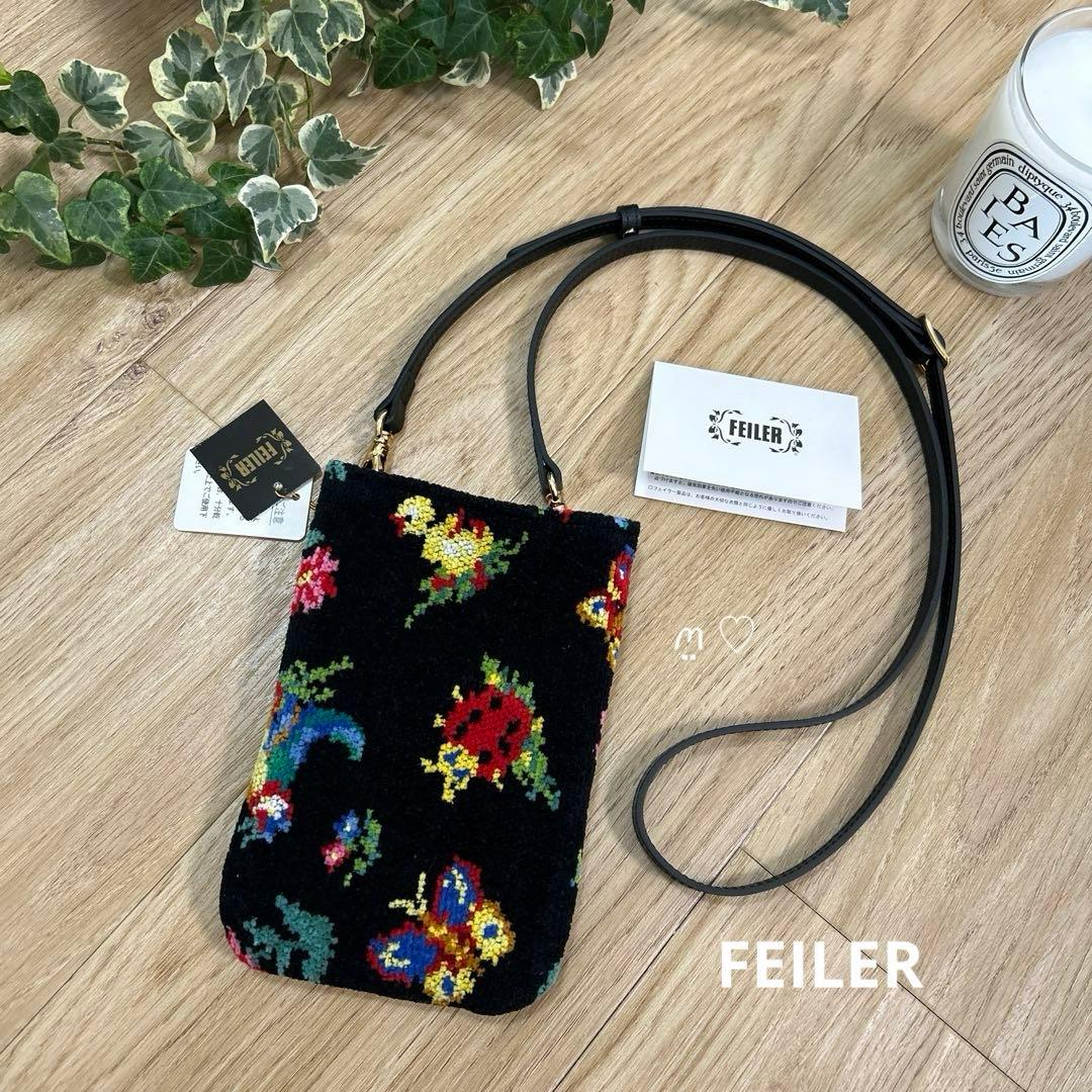新品 フェイラー ハイジスマホポシェット 斜めがけショルダーバッグ