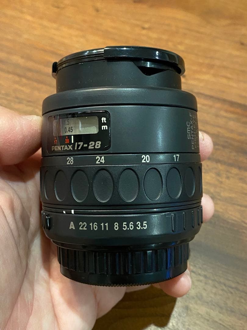 PENTAX-f 17-28mm F3.5-4.5 fish-eyeズームレンズ