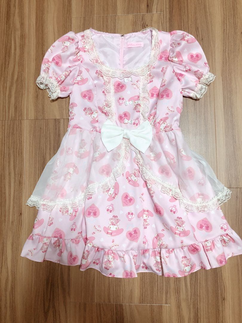 Princess Melodyワンピース♡プリメロ×マイメロ♡コラボワンピース プリメロ×マイメロディコラボ 親子ワンピ - ＊めろめろマイメロディ＊