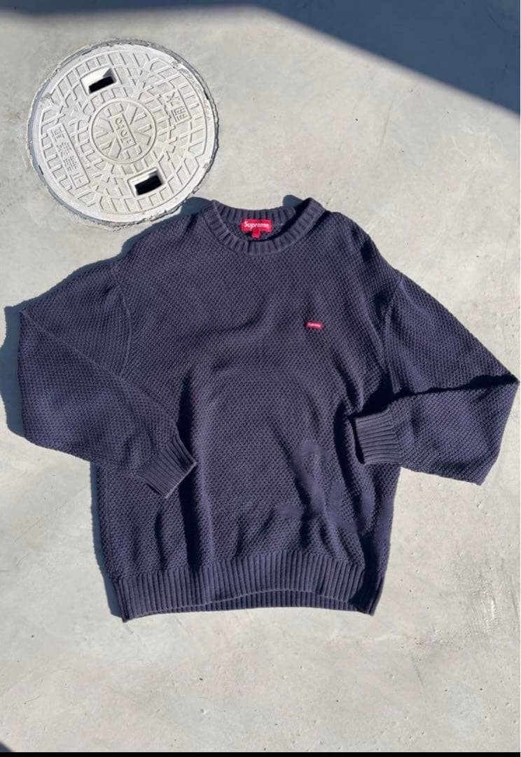 限定Supreme Textured Small Box Sweater Supreme Textured Small Box Sweater (FW20) - $138