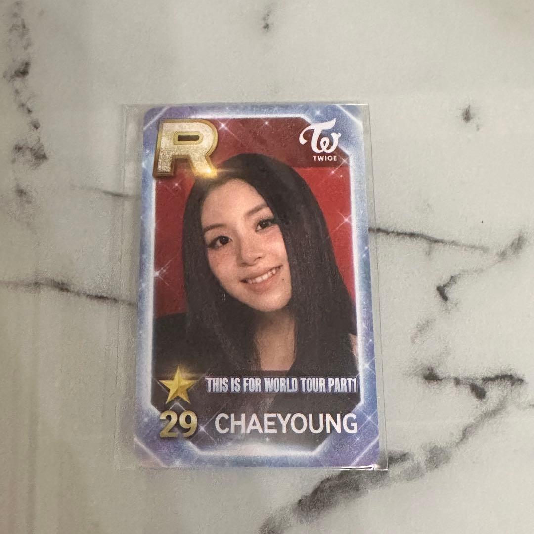 TWICE ssjyp リアルカード トレカ チェヨン - メルカリ