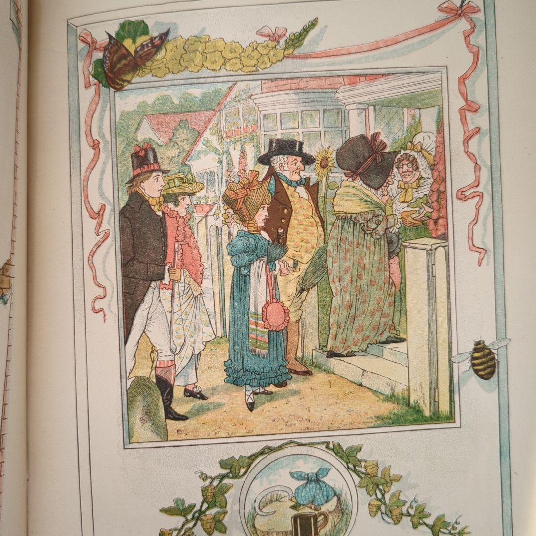 稀少1882アンティーク絵本 児童書 洋書古書 ヴンテージ ヴィクトリアン