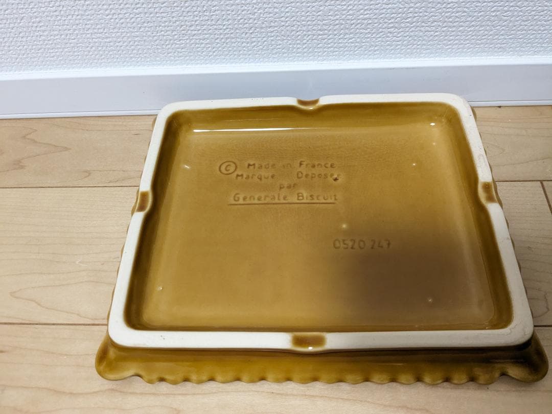 LU ビスケット ヴィンテージ アンティーク 陶器 プレート NANTES