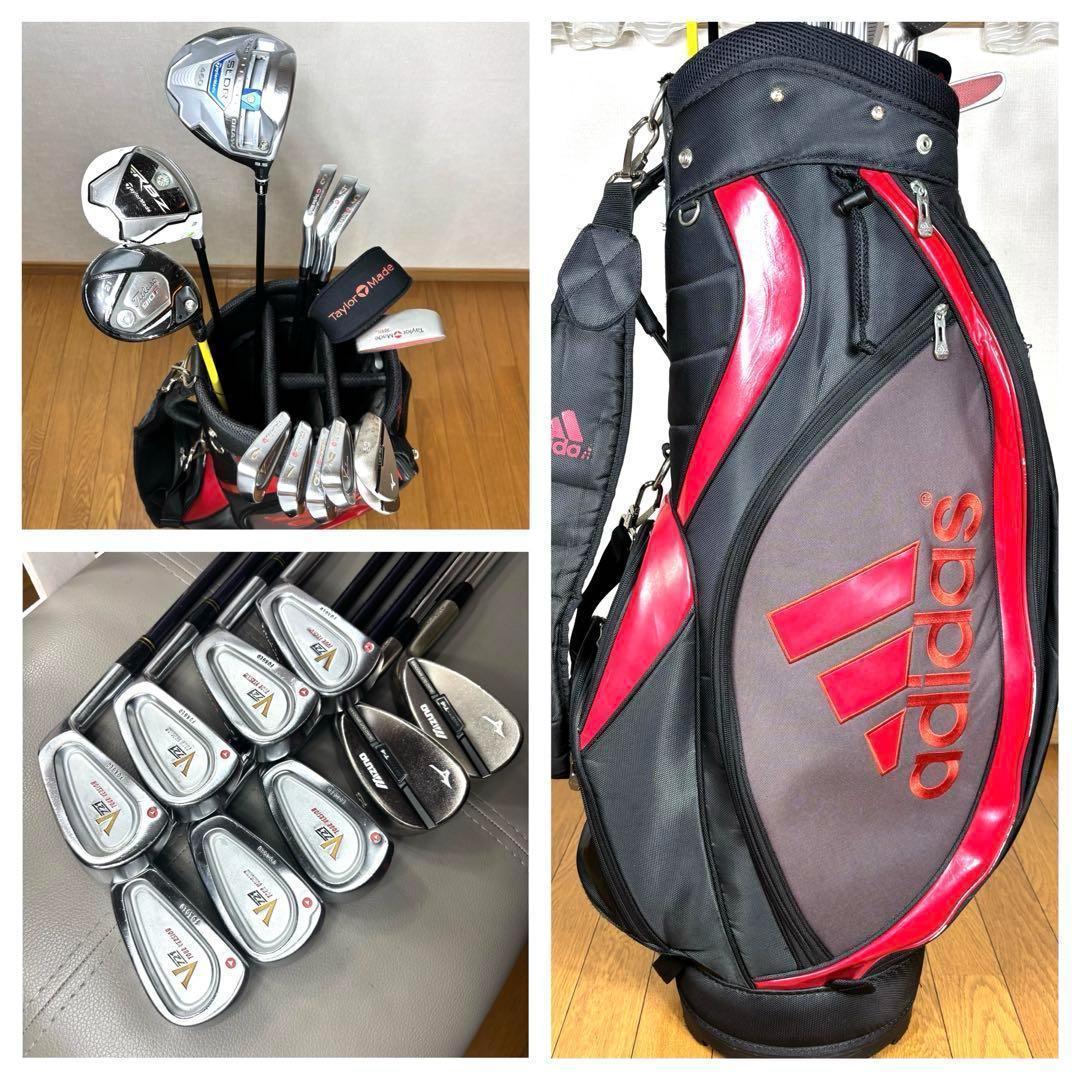 レフティ】豪華17本 テーラーメイド Burner/V721 ゴルフセット メンズ