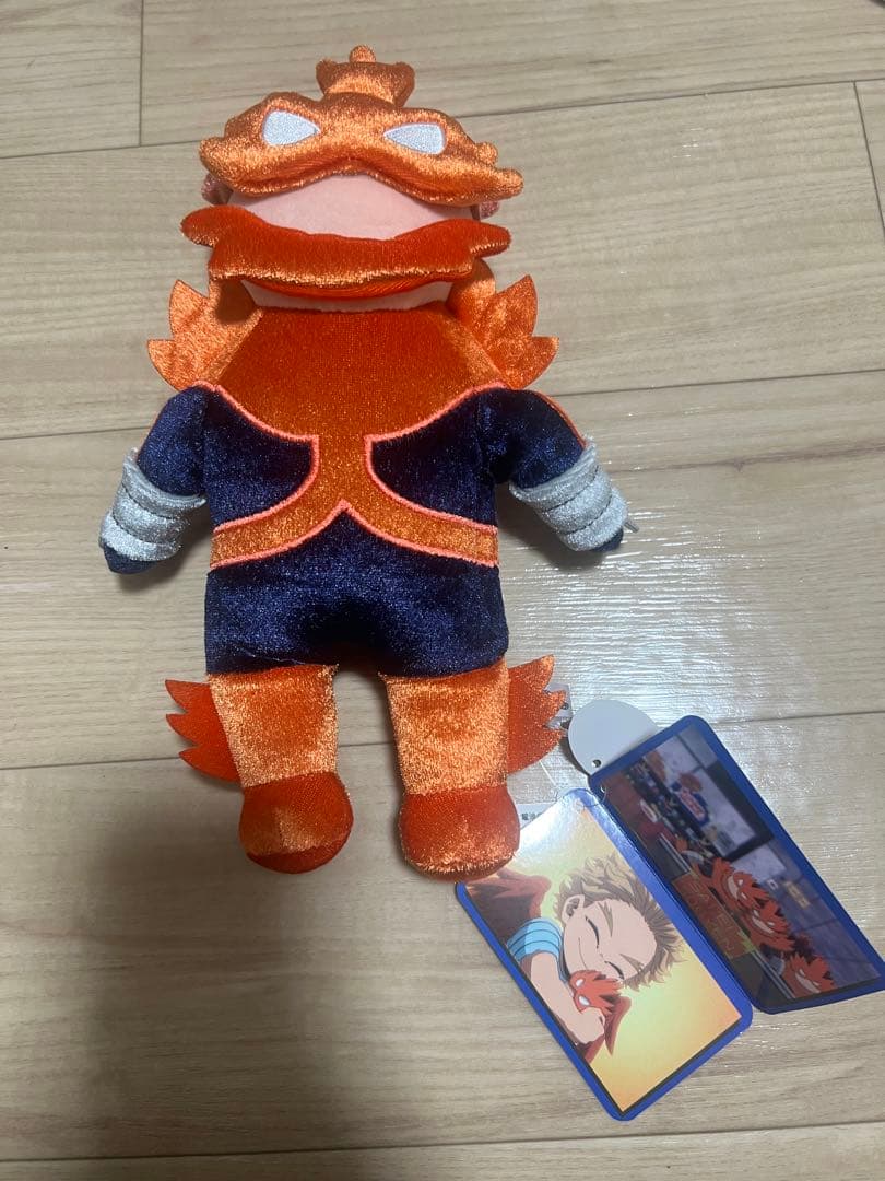僕のヒーローアカデミア　エンデヴァー　USJ ぬいぐるみ　タグ付き USJ 限定 僕のヒーローアカデミア エンデヴァー 音が出る ぬいぐるみの