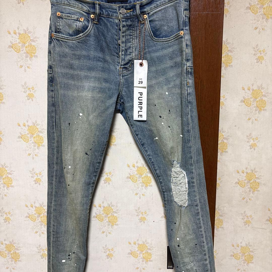 PURPLE スキニーデニム 29 - パンツ本当に 安い 通販