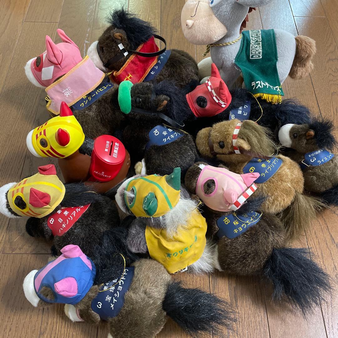 アバンティー SEGA競馬ぬいぐるみまとめ 90年代活躍競走馬12頭セット