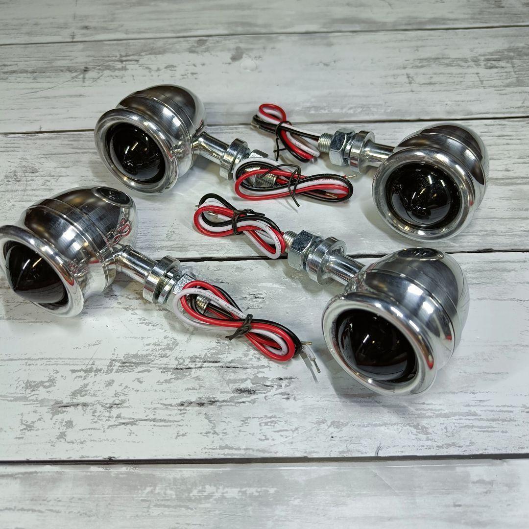 アルミ製ビンテージウインカー　クラシック　ビンテージ　レトロ 管100820 アルミ製ビンテージウインカー クラシック ビンテージ レトロ 管100820