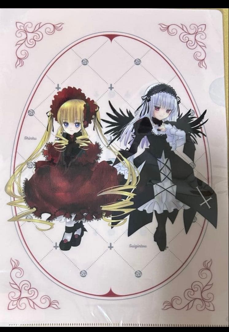 ローゼンメイデン 真紅 水銀燈 クリアファイル PEACH PIT 25周年