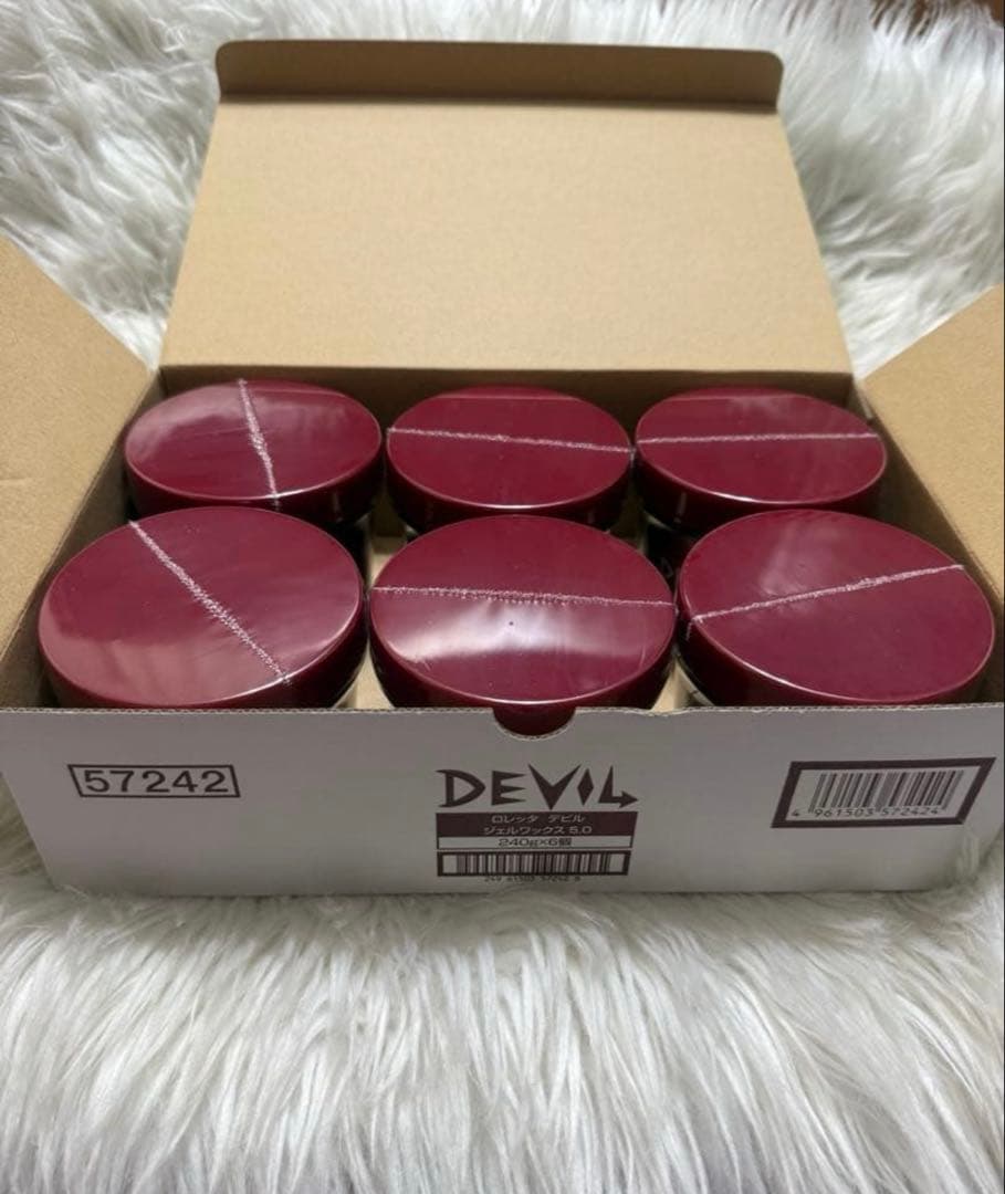 ジェルワックス 5.0 240g ×6個セット　サロン専売品 Amazon | ロレッタ デビル ジェルワックス 5.0 240g [ヘアワックス