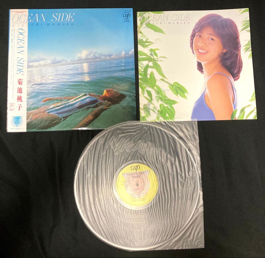 菊池桃子 OCEAN SIDE （オーシャン サイド） LPレコード 帯付き - メルカリ