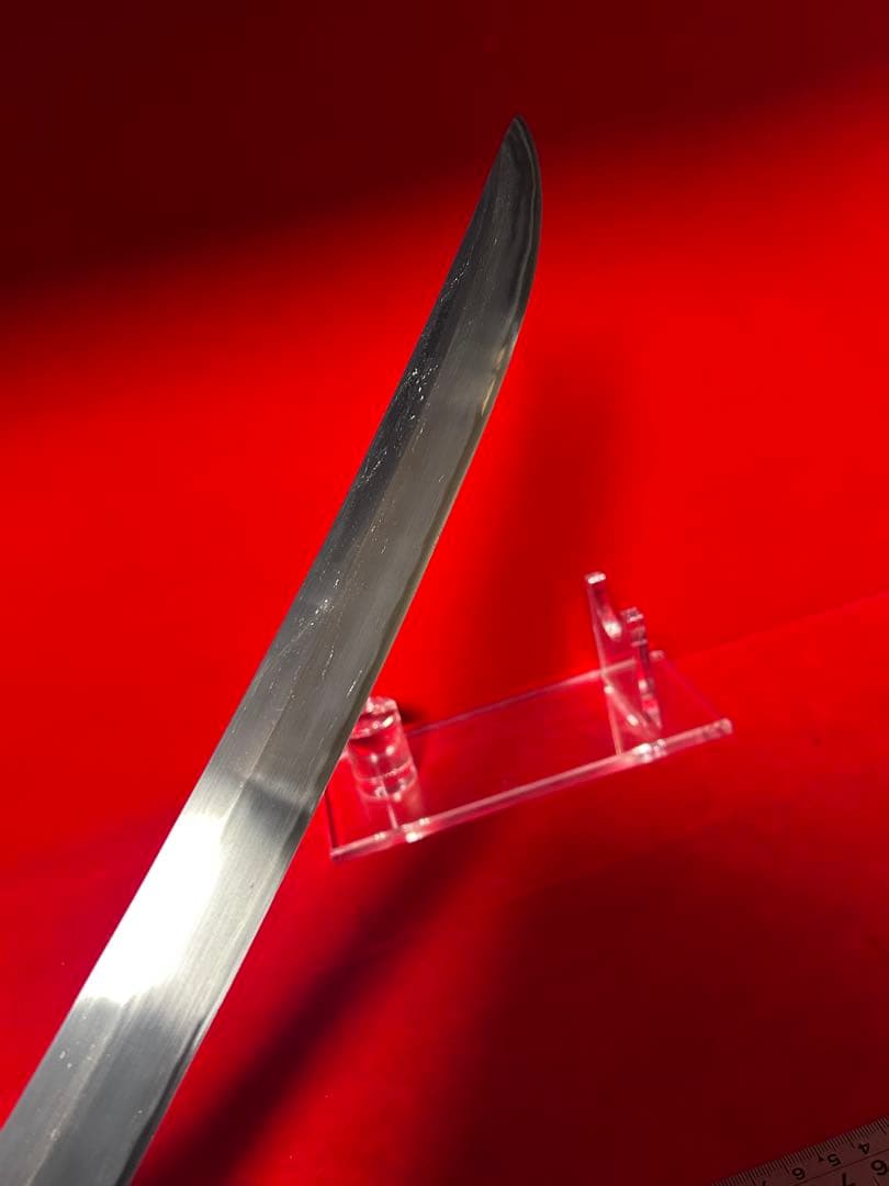 01580 鉈 剣鉈 先丸型 片刃 刃文綺麗 切味抜群 玉鋼 甲伏鍛 未使用品