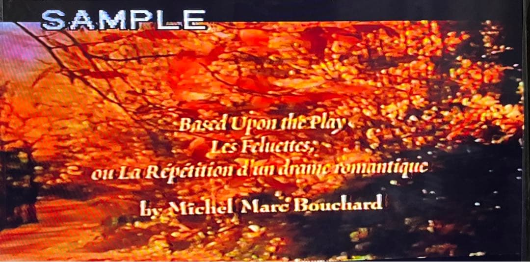 【廃盤VHS】 百合の伝説 シモンとヴァリエ（'96加）/国内未BD＆DVD化