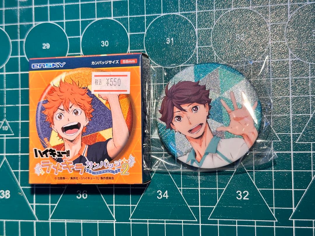 ハイキュー!! 及川徹 ラメキラカンバッジ - メルカリ