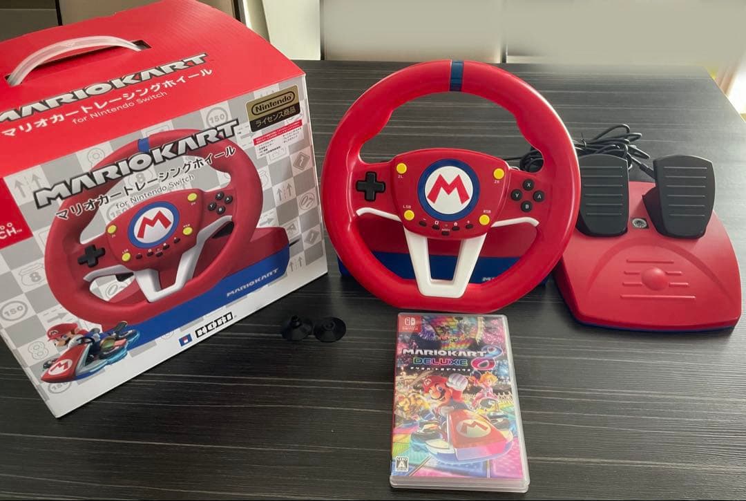 マリオカート8 デラックス　マリオカートレーシングホイール　セット 任天堂（Nintendo） Nintendo Switch マリオカート8 デラックス
