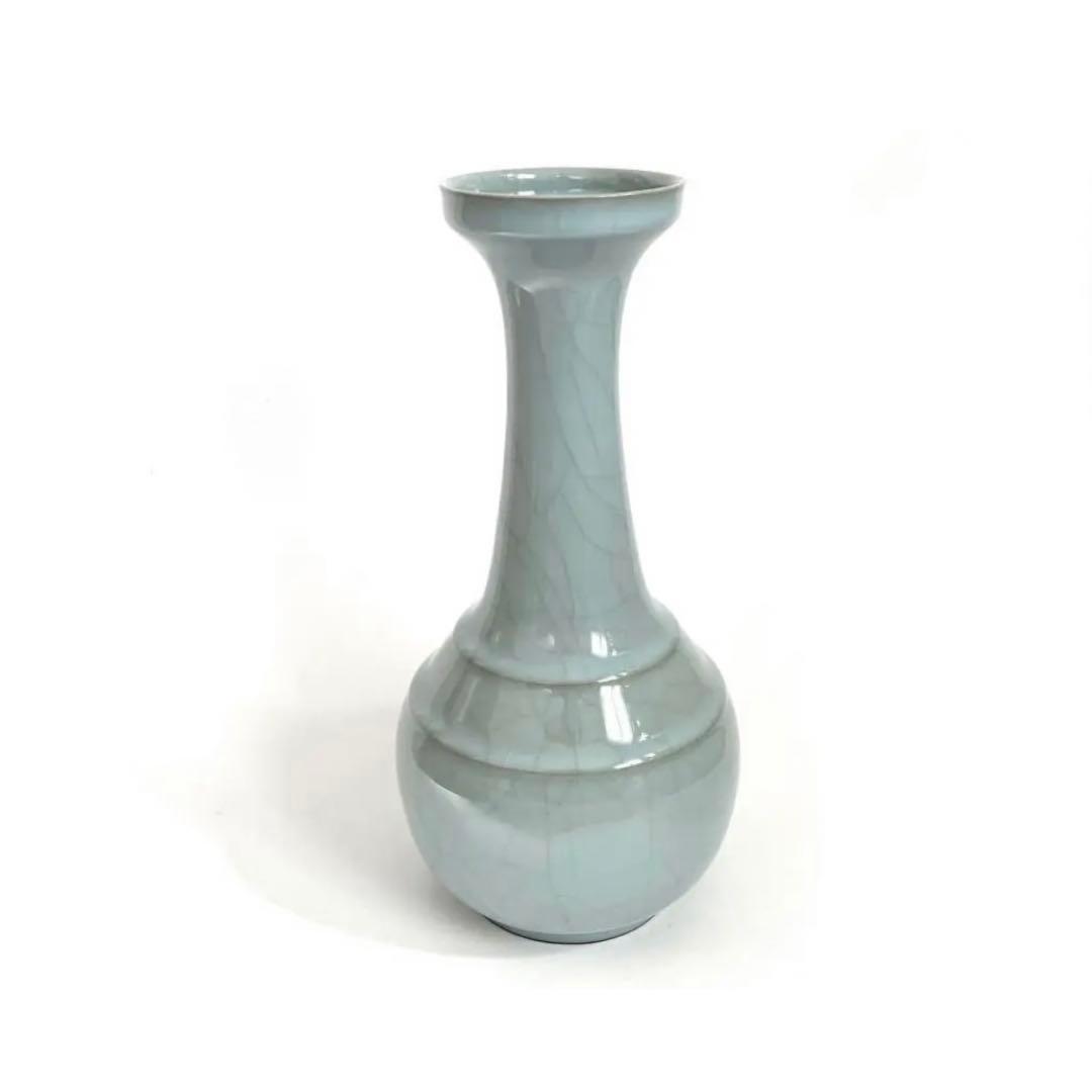 三代徳田八十吉彩釉鉢輪華31センチ