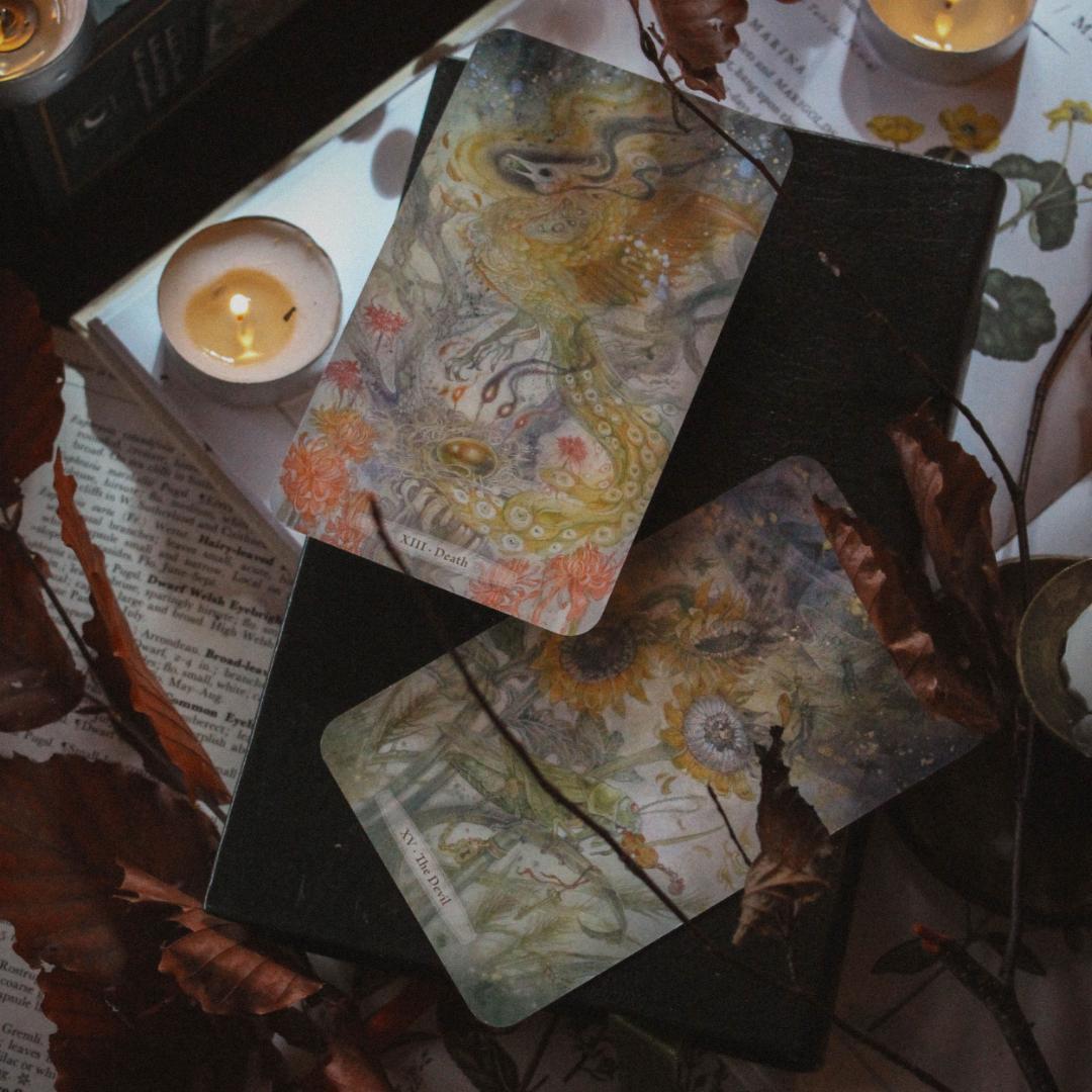 正規品タロットカード】人気作者の繊細なアート作品✨生命力あふれる緑