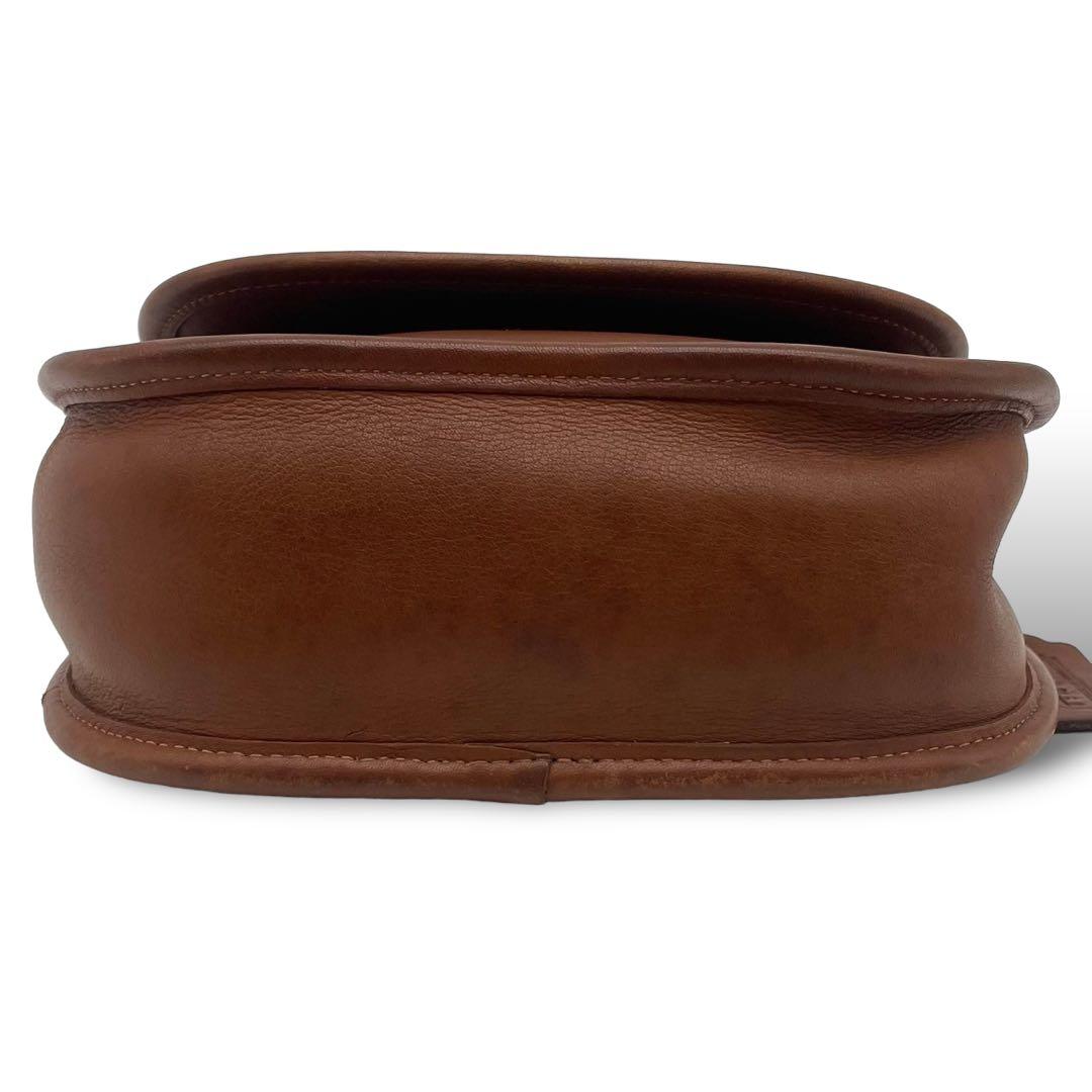 希少 オールドコーチ ショルダーバッグ ターンロック レザー 美品 USA