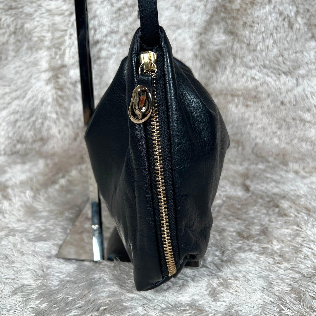 gemeil russet ジェムイル レザーワンハンドルバッグ ブラック