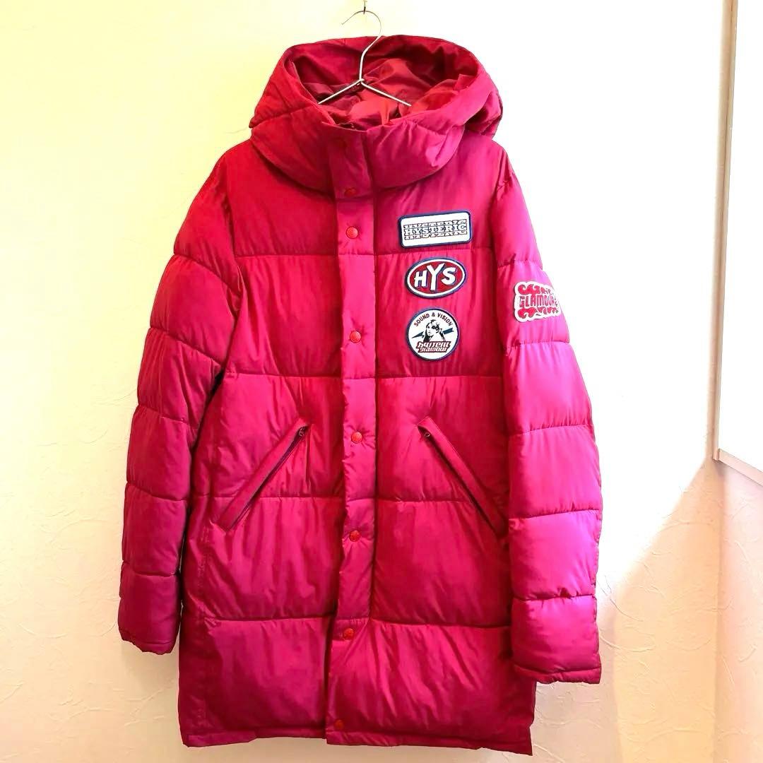 ヒステリックグラマー プリマロフト ナイロンタフタワッペン付