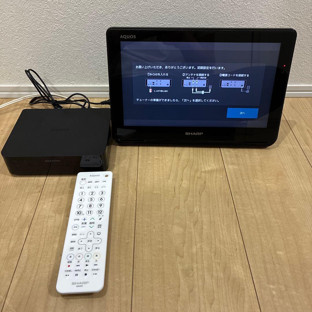 【美品】シャープ ポータブル液晶 テレビ AQUOS ブラック 2T-C12AF Amazon | シャープ ポータブル液晶テレビ ハイビジョン 防水