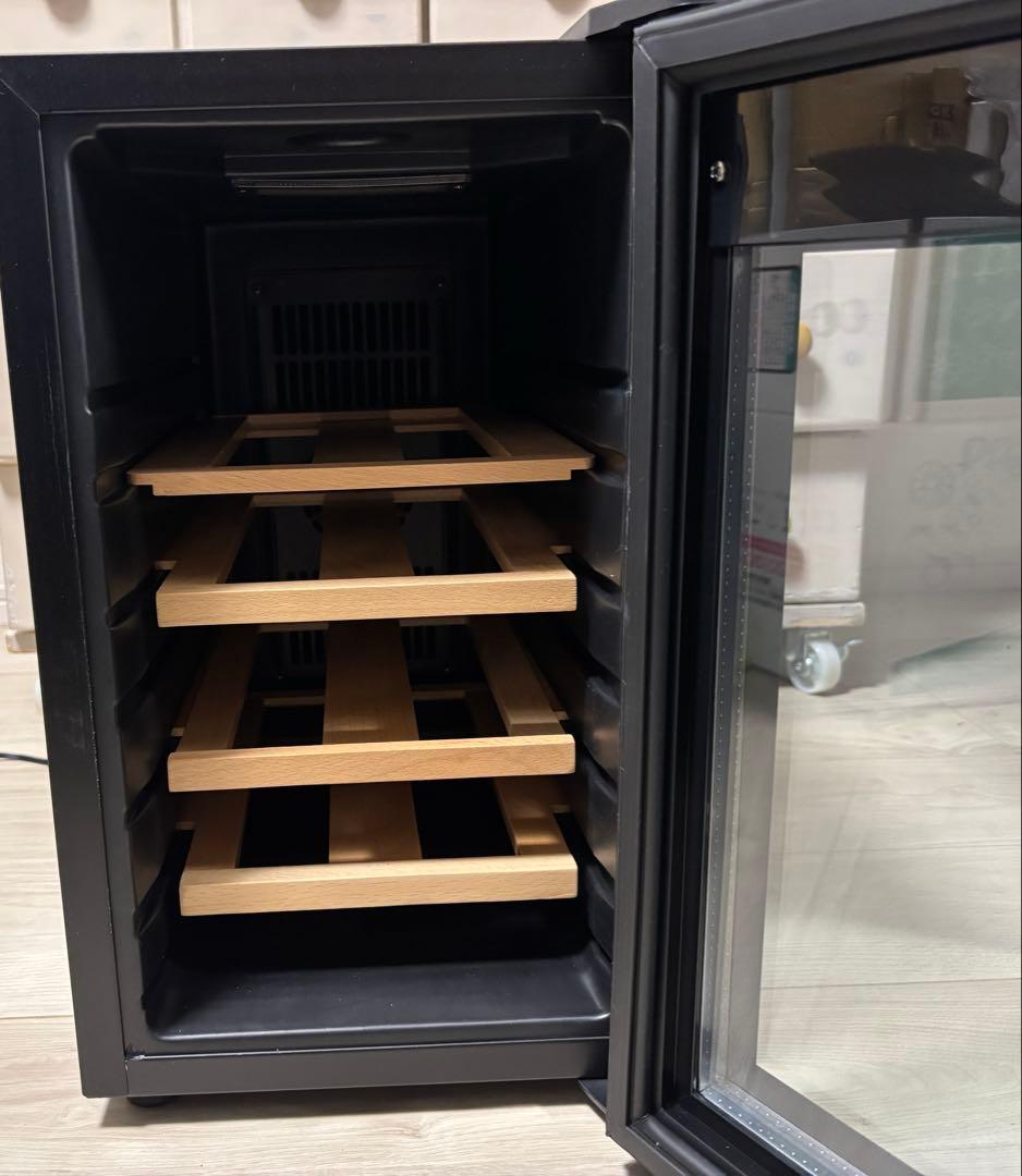 未使用　楽天で購入　ワインセラー 8本　デンマート　BWC-008P PlusQ 楽天市場】ワインセラー 家庭用 おしゃれ 8本 収納 高級モデル 温度