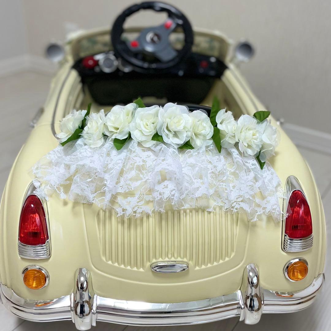 結婚式】電動乗用ラジコンカー飾り付き リングガール・リングボーイ