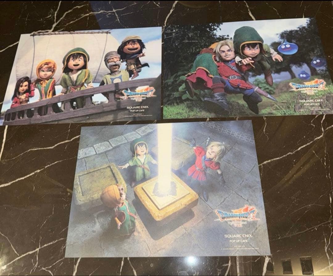 ドラゴンクエストⅦ Reimagined ランチョンマット 3枚 コンプリート