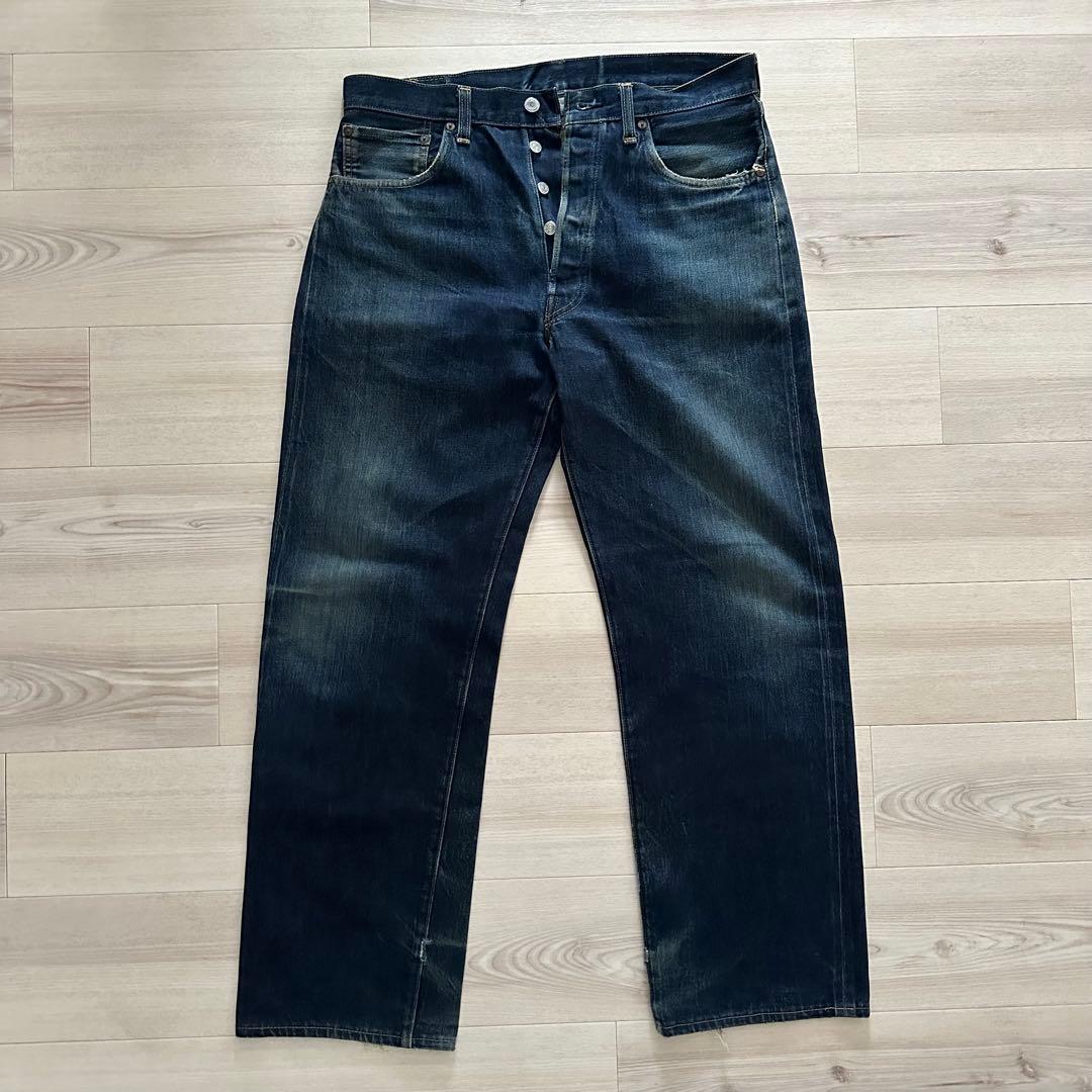 00s USA製 バレンシア Levi's 501XX 1955 濃紺 W34 - メルカリ
