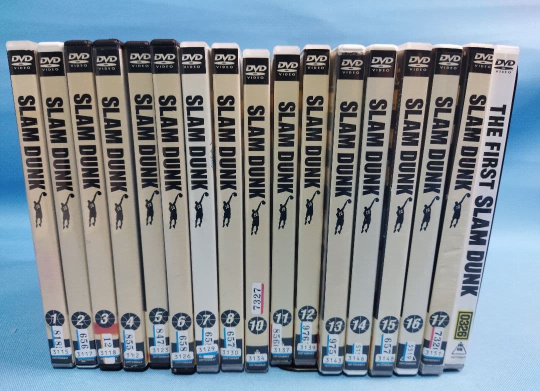 スラムダンク　レンタルアップDVD 16点+関連1本　合計17本セット