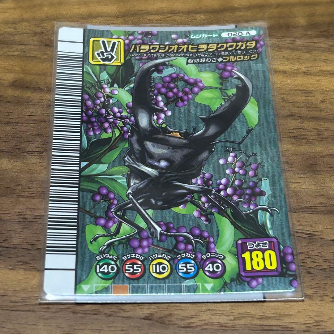 パラワンオオヒラタクワガタ ムシキング 5周年コレクションカード