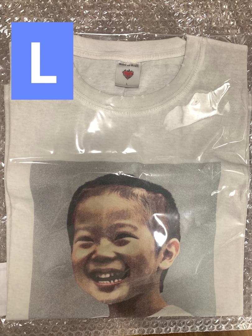 【命の燃やし方展限定グッズ】YAMATOメモリアルバンドTシャツ　Lサイズ フ*ト様 命の燃やし方展限定グッズ YAMATOメモリアルバンドTシャツ