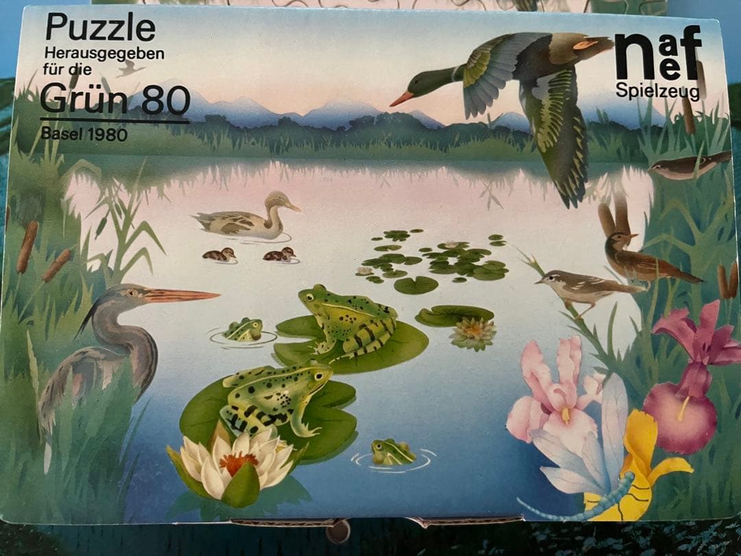 スイス naef バーゼル Grun80 木製パズル 48pガーデンExpoの通販はau