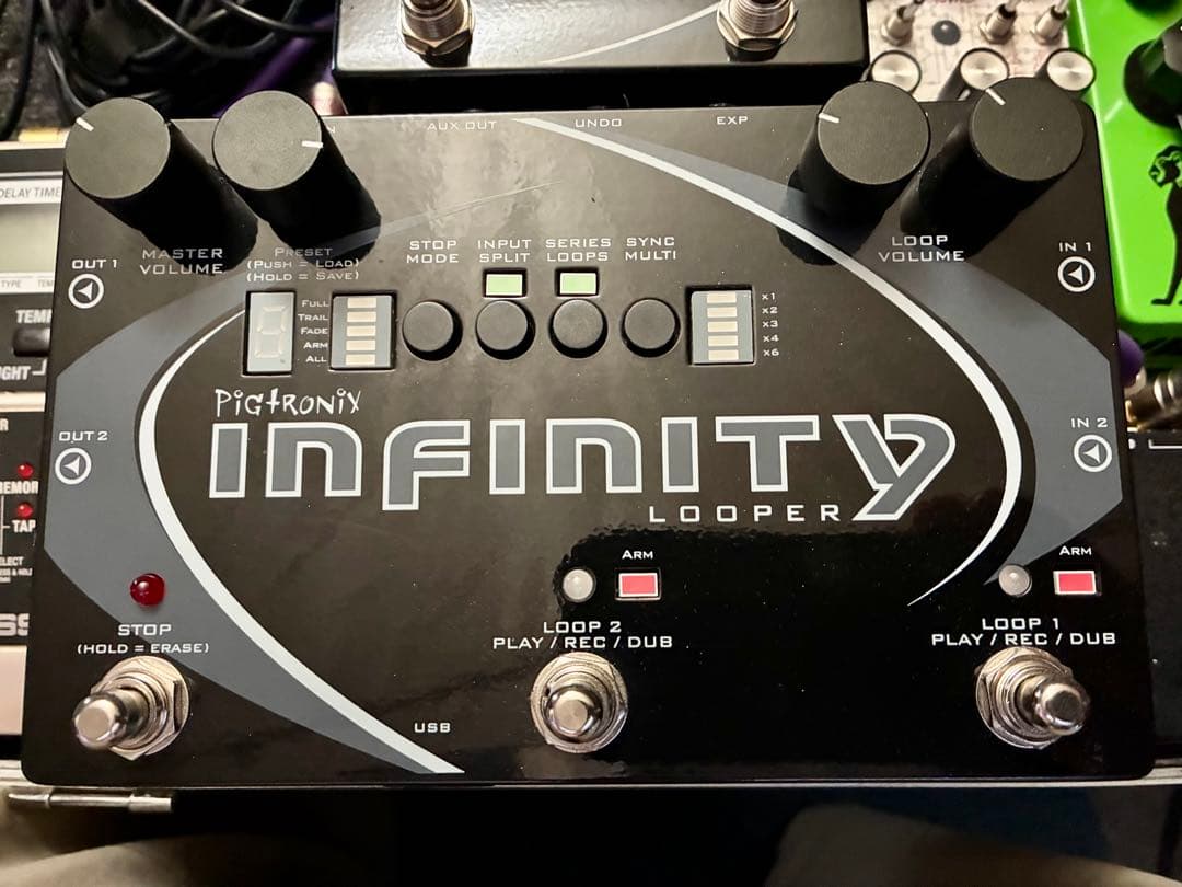 Pigtronix Infinity Looperルーパー&Remoteセット Pigtronix Infinity Looper Remote Switch | Vision Guitar