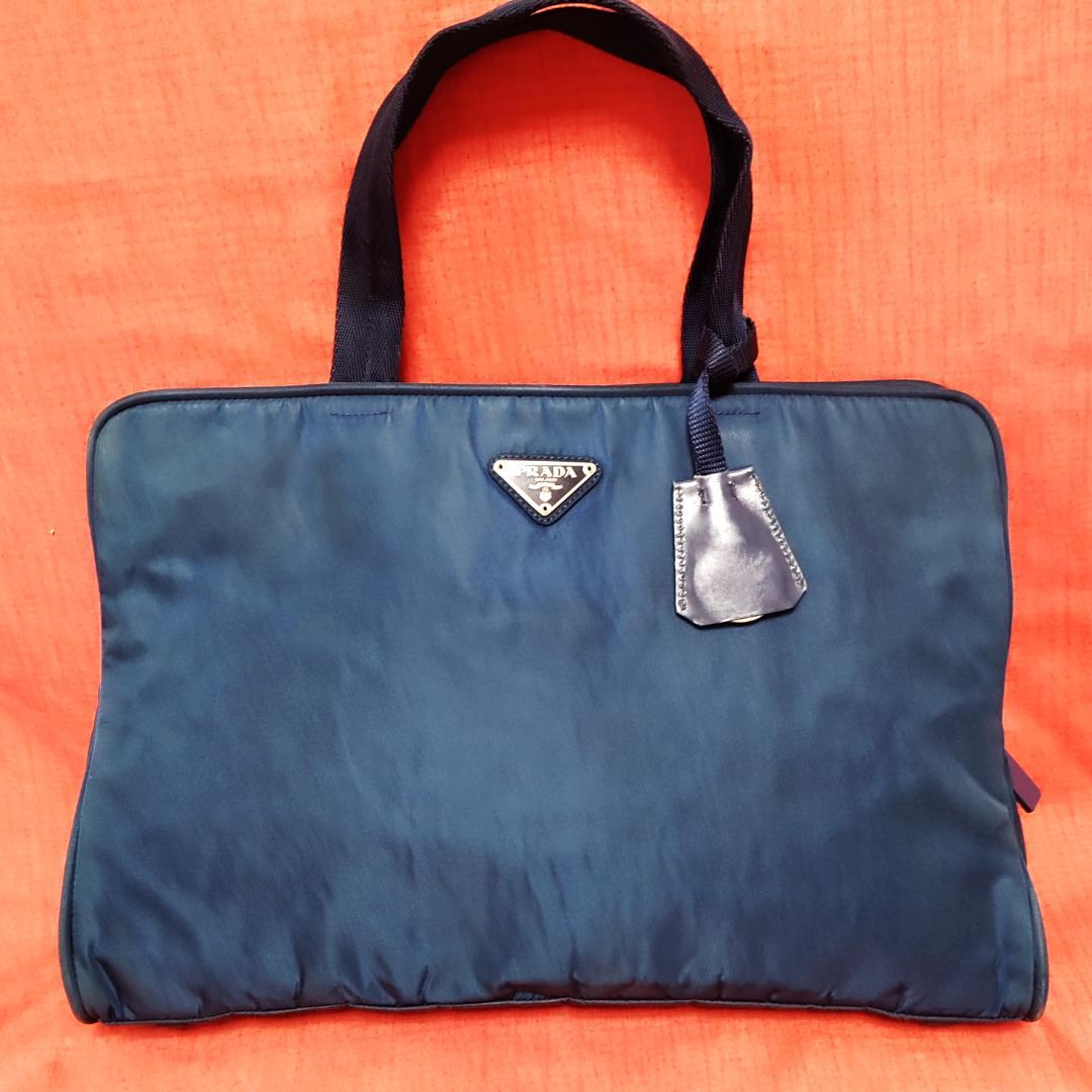 B*t様 PRADA【プラダ】ネイビーカラー ビジネスバッグ ギャランティカード
