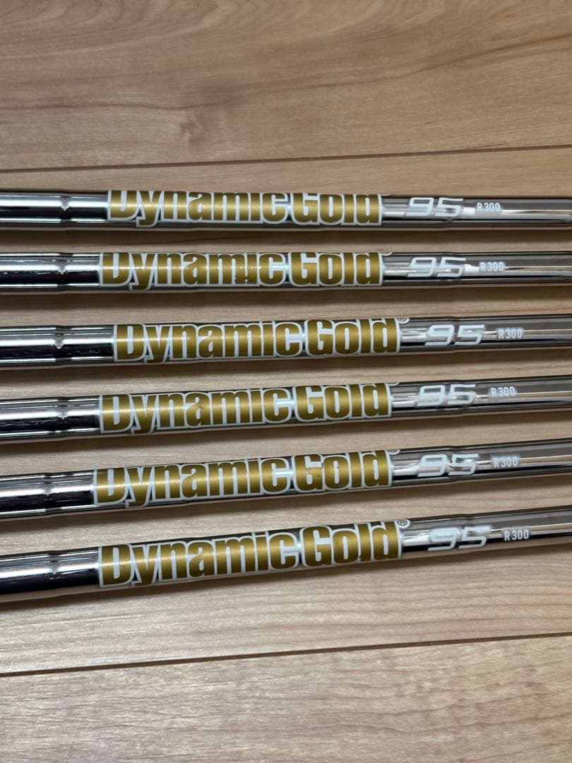 Dynamic Gold 95 R300 6本セット　シャフトのみ TRUE TEMPER（トゥルーテンパー） シャフト アイアン用 ダイナミック