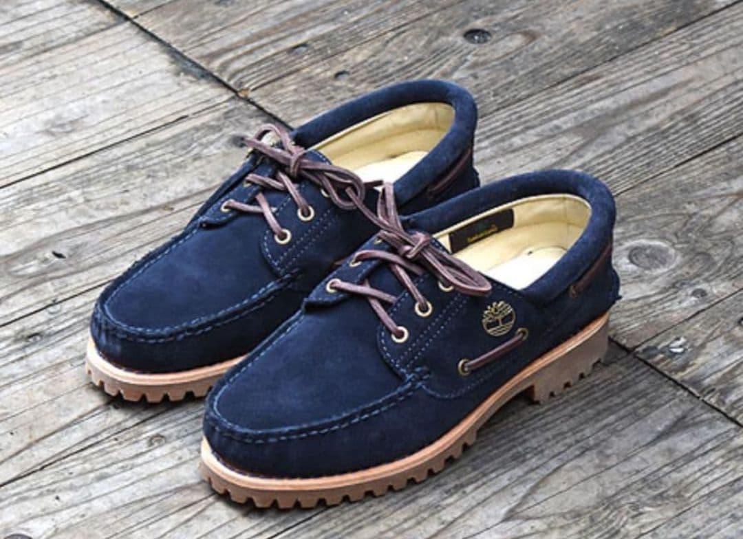 ケア済】Timberland 3eye クラシック スウェード ダークブルー - メルカリ