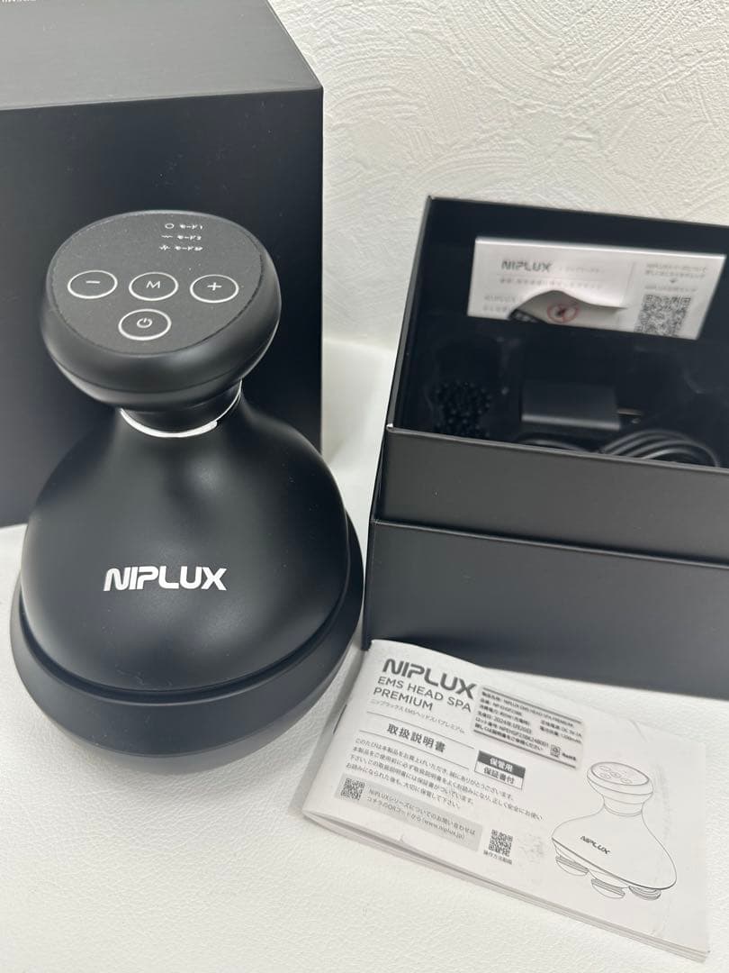 NIPLUX EMS ヘッドスパプレミアム　未使用美品　NP-EHSP23BK 楽天市場】【送料無料】EMS ヘッドスパ プレミアム NIPLUX NP-EHSP23BK